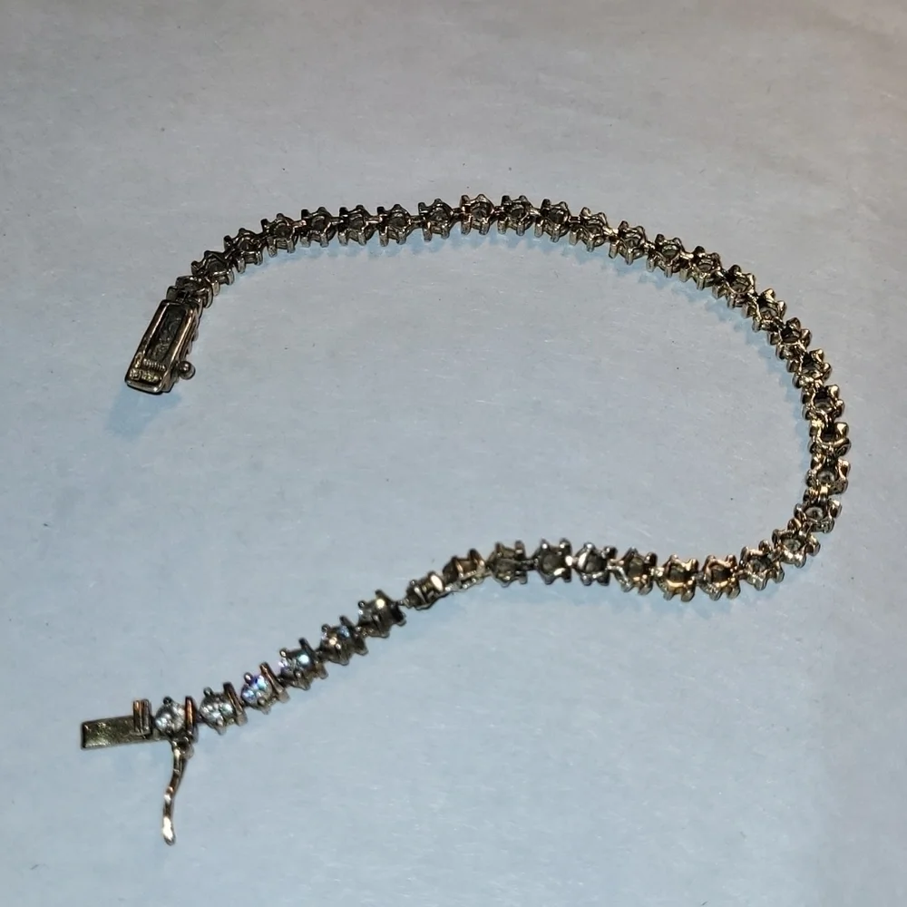 925 Women's Bracelet with Rhinestones
